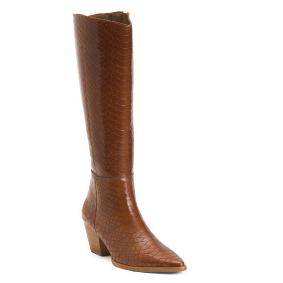 MATISSE Tobacco Brown Suede Bruna High Shaft Boots